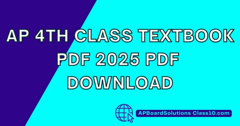 AP 4th Class Textbook PDF 2025 PDF Download