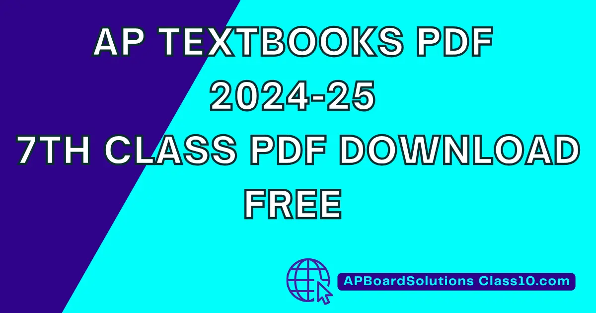 AP Textbooks PDF 2024-25 7th Class PDF Download Free
