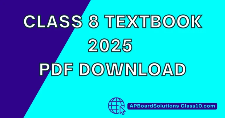 Class 8 Textbook 2025 PDF Download