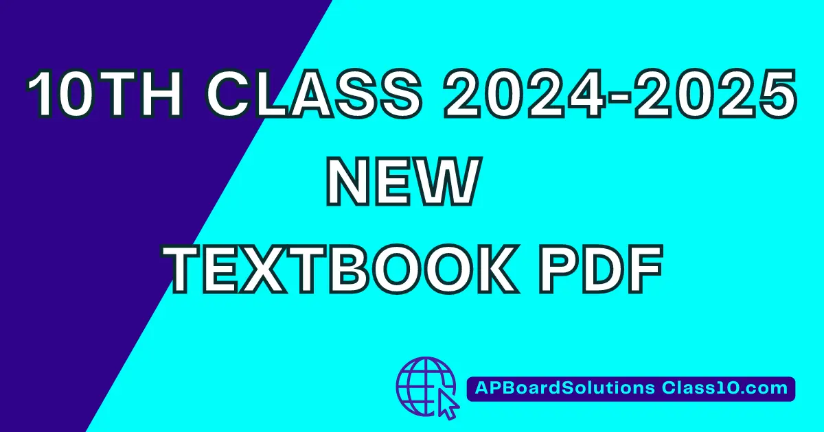 10th Class 2024 New Textbook PDF