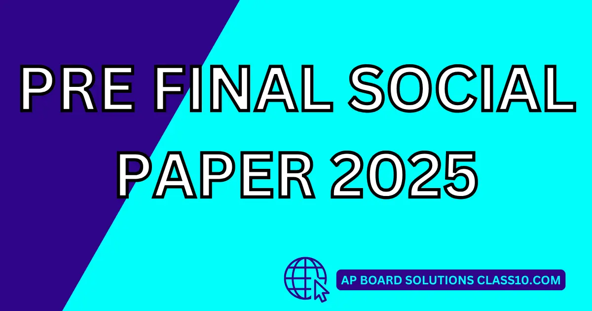 Pre Final Social Paper 2025