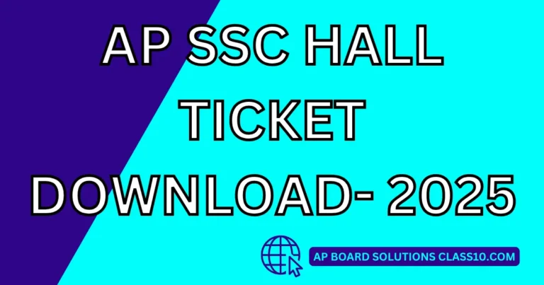 Ap Ssc Hall Ticket Download