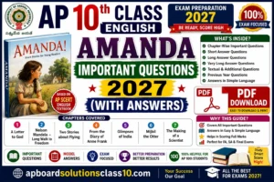 AP 10th English Amanda Important Questions 2027 (with Answers)