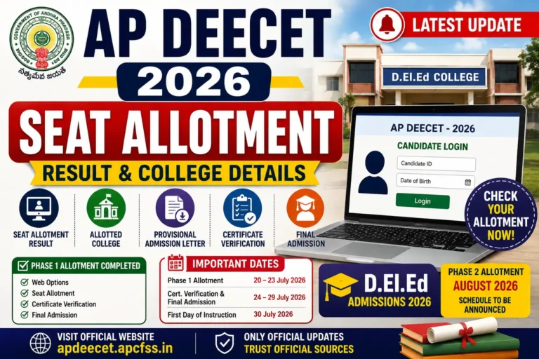 ap deecet 2026 seat allotment