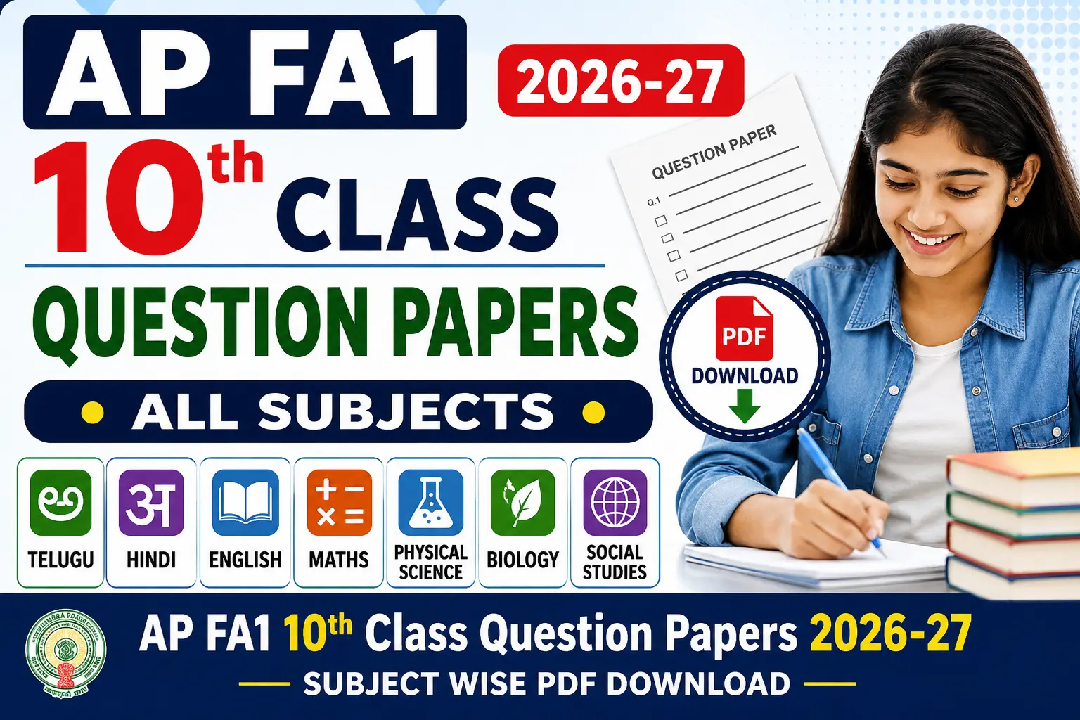 ap fa1 10th class question papers 2026 27 1