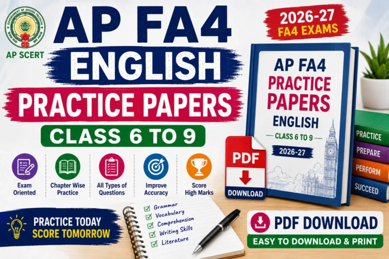 ap fa4 english practice papers class 6 to 9 pdf download