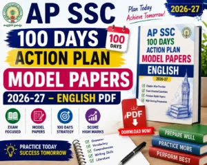 AP SSC 100 Days Action Plan Model Papers 2026-27 – English PDF