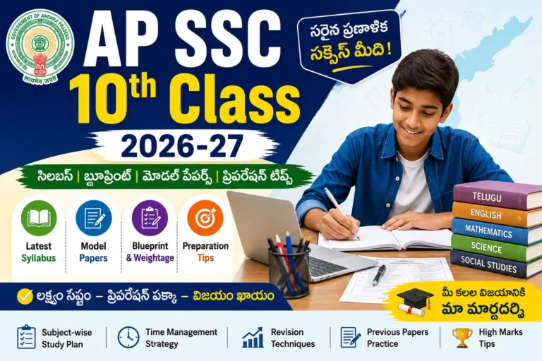 AP SSC 10th Class 2026-27 syllabus and exam preparation guide