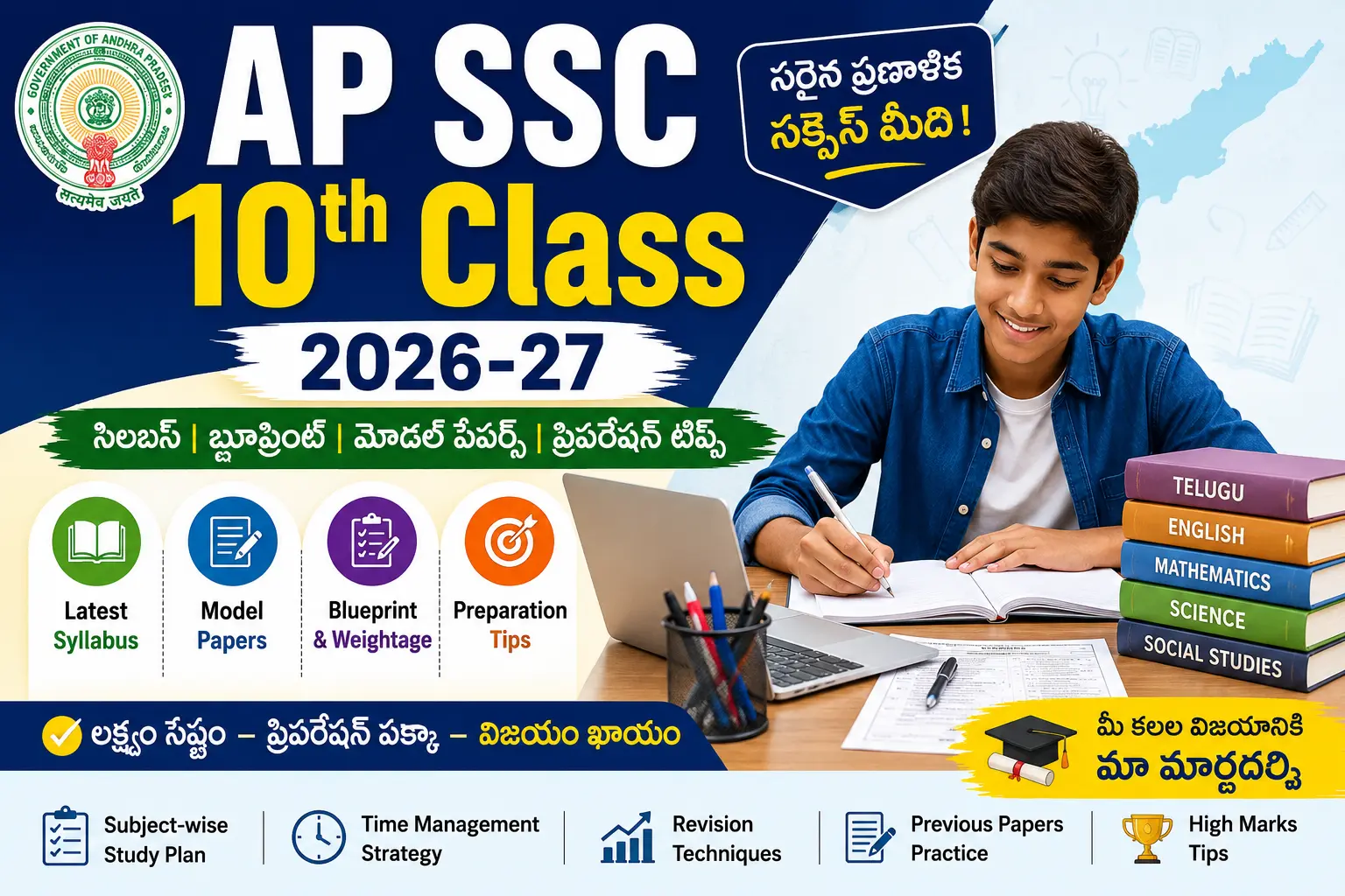 AP SSC 10th Class 2026-27 syllabus and exam preparation guide