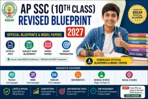 AP SSC Revised Blueprint 2027 PDF Download – Subject Wise New Exam Pattern & Marks Weightage
