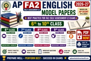 AP FA2 English Model Papers 2026-27 – 6th to 10th Class