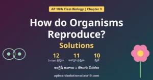 AP 10th Class How do Organisms Reproduce Solutions – Biology Question Answers in English and Telugu